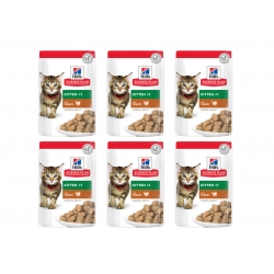 HILL'S SP FELINE KITTEN Turkey saszetka 6x 85g